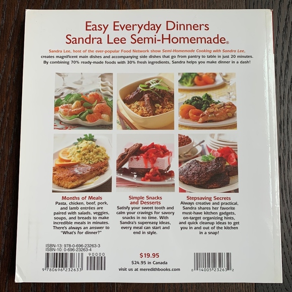 Sandra Lee Semi-Homemade 20-Minute Meals - Picture 2 of 2